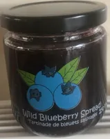 Wild blueberry spread