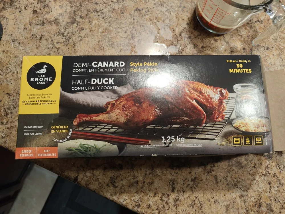Half Duck Confit, Fully Cooked