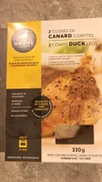 2 cuisses de canard confites