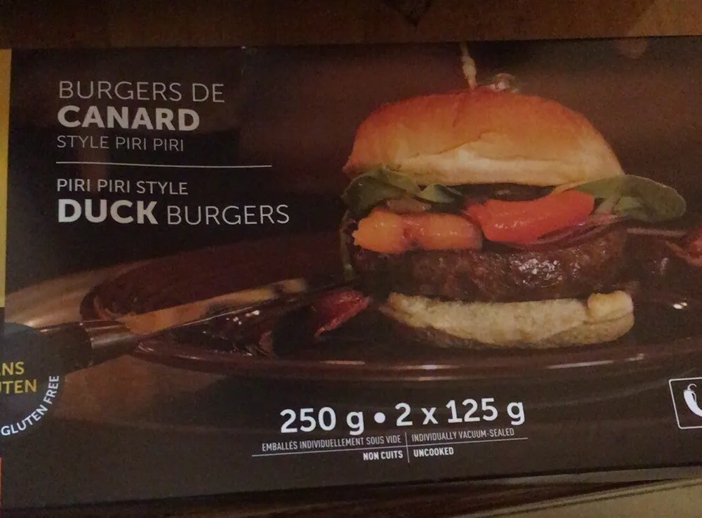 Burgers de canard