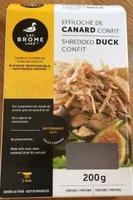Effiloche de canard confit
