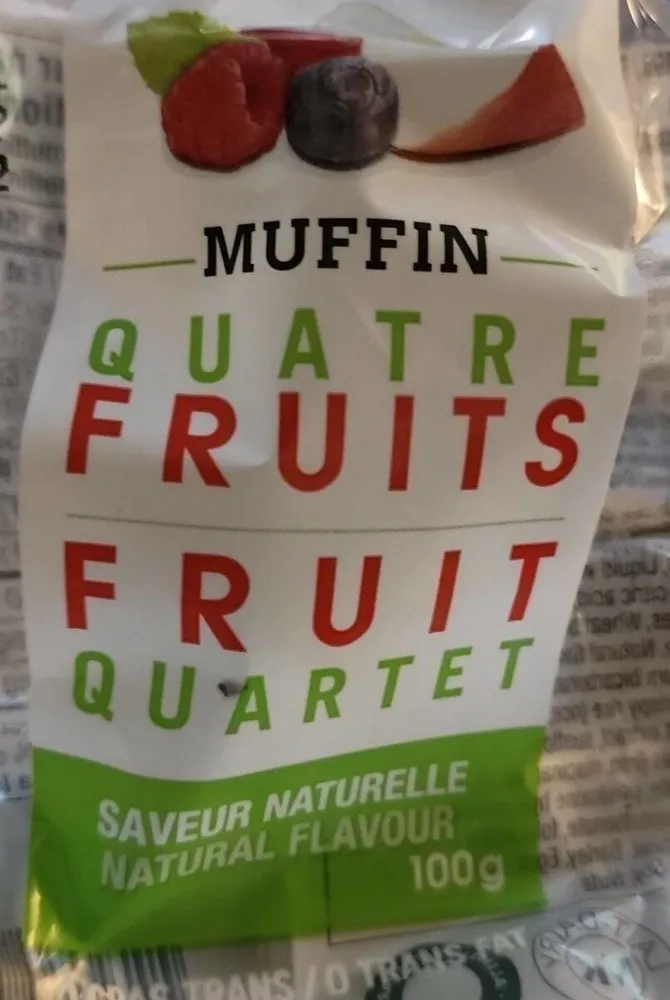 Muffin quatre fruits