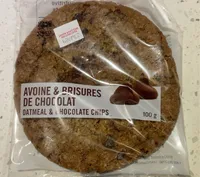 Avoine et brisures de chocolat