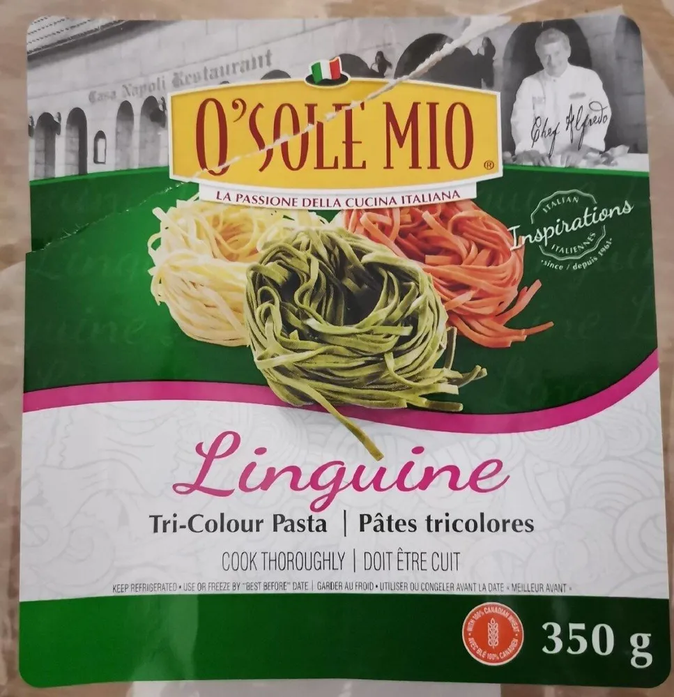 Linguine Pâtes tricolores