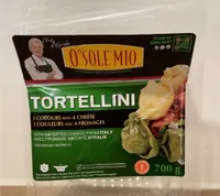 Tortellini 3 couleurs avec 4 fromages