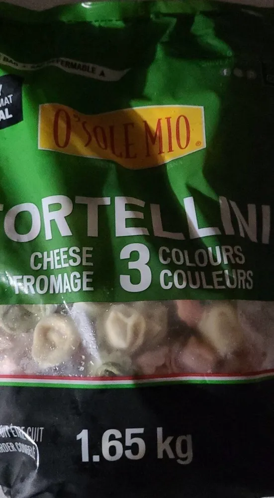 Tortellini 3 couleurs fromage