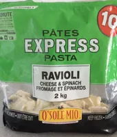 Ravioli fromage et epinards