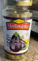 Mild pickled eggplants