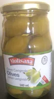 Green cerignola olives