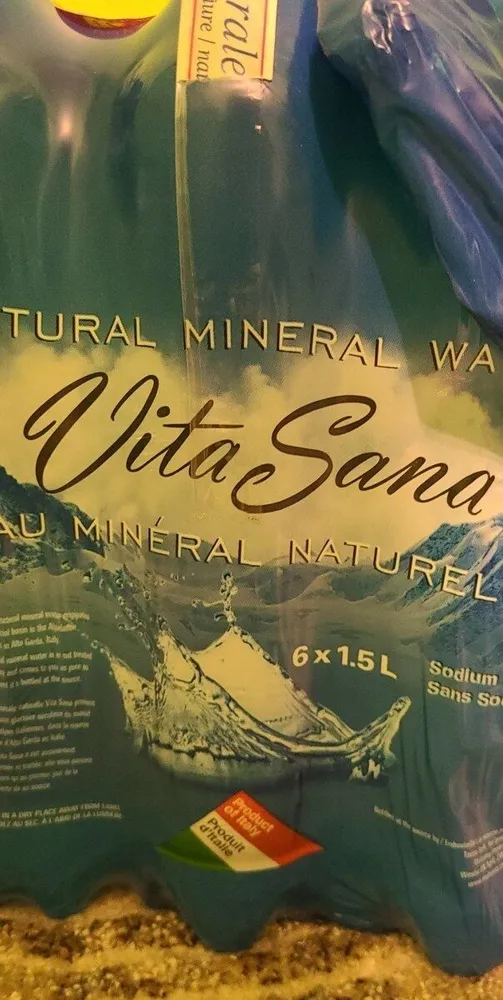 Natural mineral water