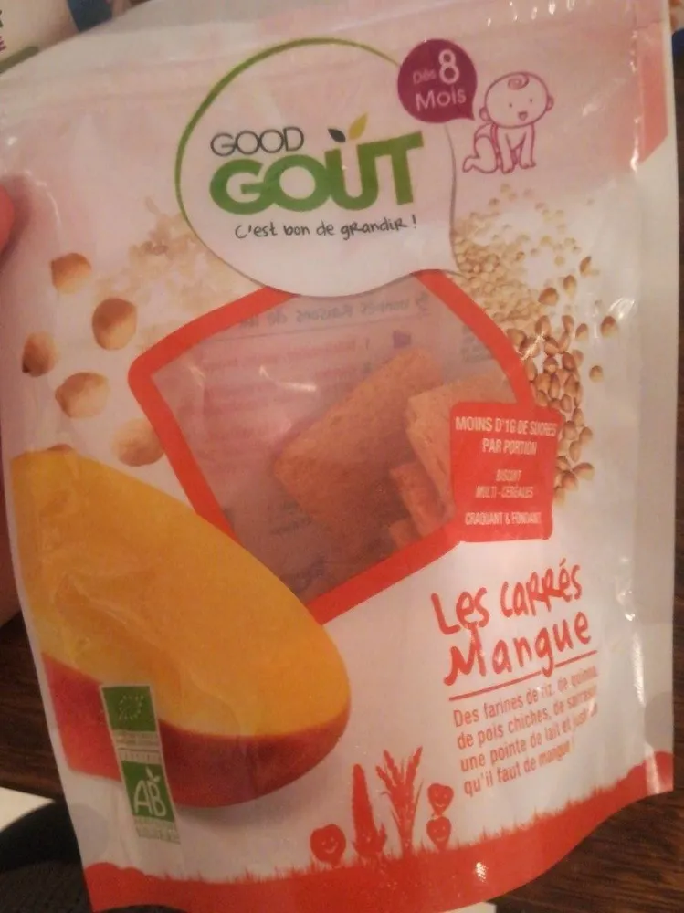 Les carrés mangue