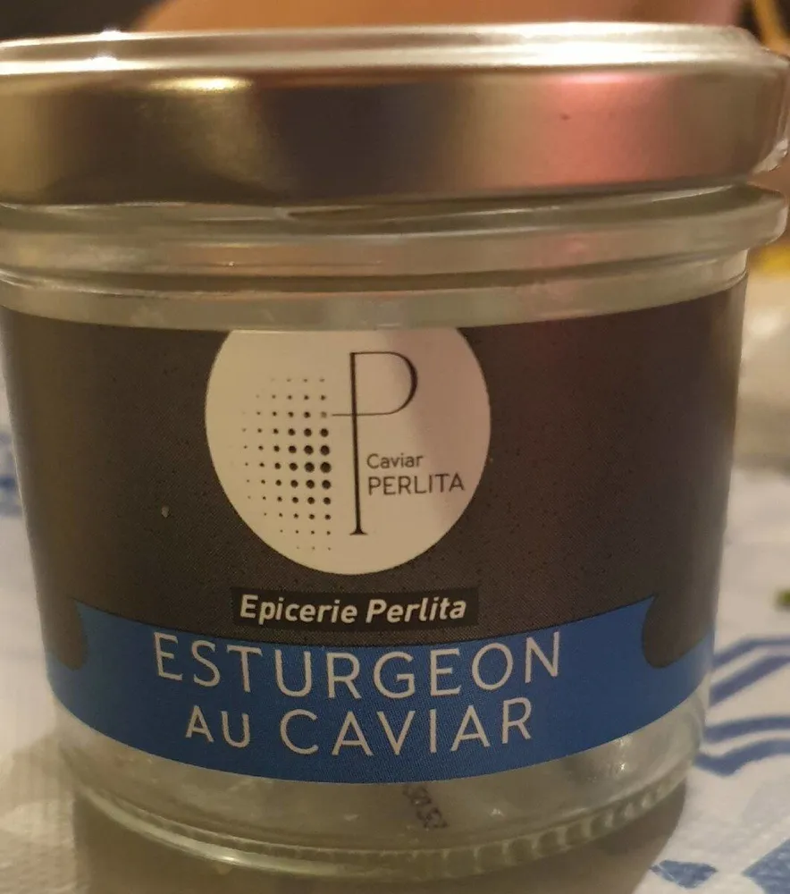 Esturgeon au caviar