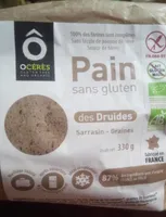 Pain sans gluten des Druides