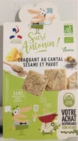 Craquant cantal sesame pavot