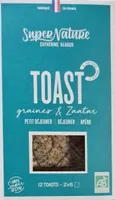 Toast Graines et Zaatar