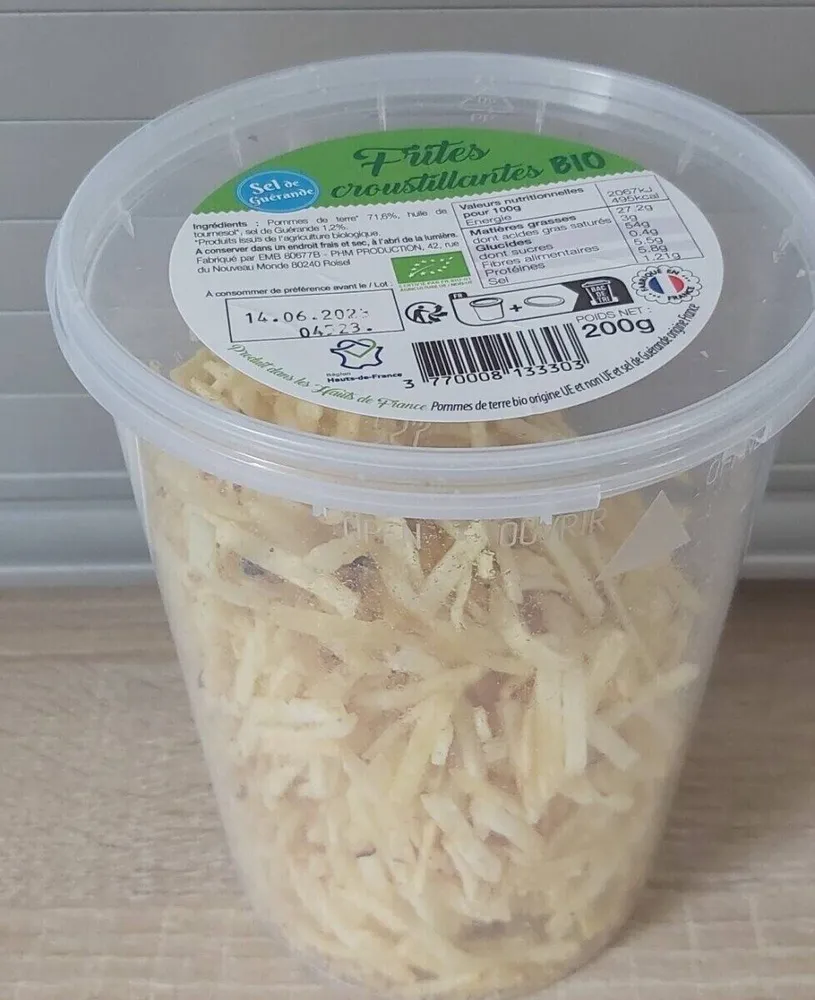Frites croustillantes