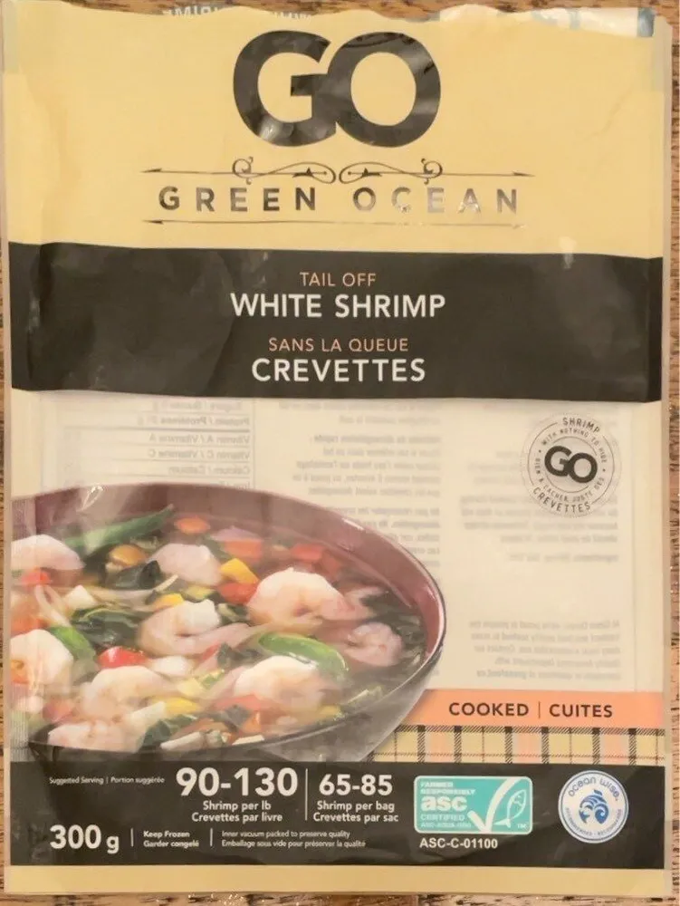 Crevettes sans la queue