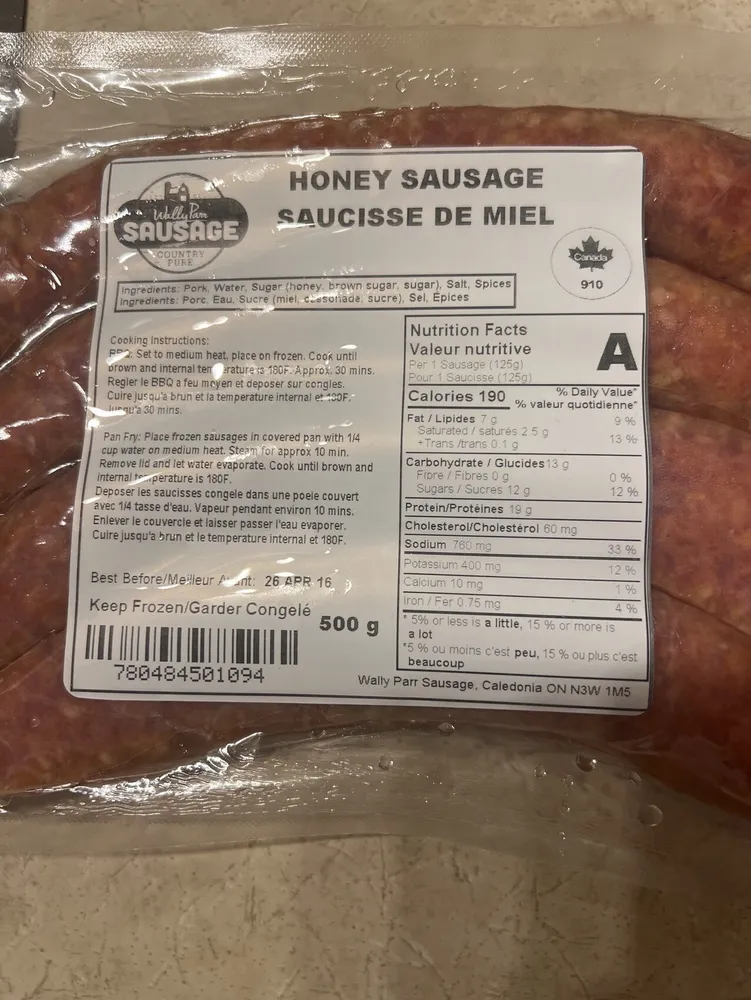 Honey Sausages