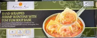 Shrimp Wontons With Tom Yum Soup Base