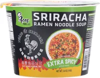 Sriracha ramen noodle soup - Aces