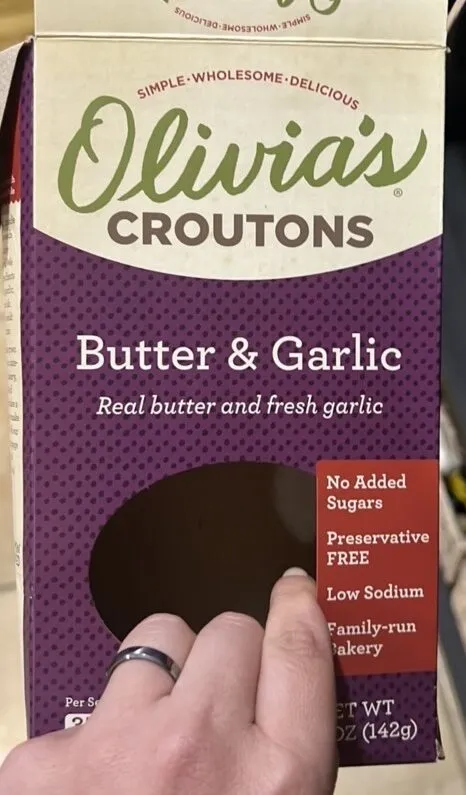 Butter & Garlic Croutons