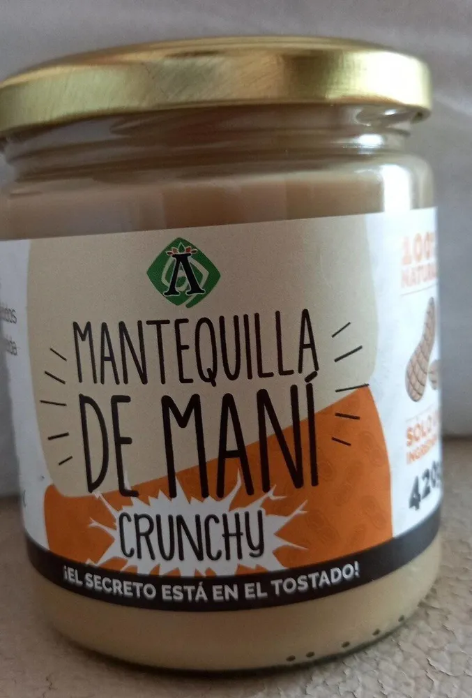 Mantequilla de mani crunchy