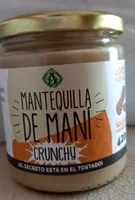 Mantequilla de mani crunchy