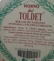 Rollitos de naranja