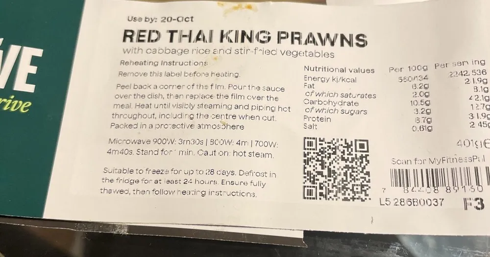 Red Thai King Prawns