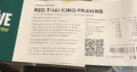 Red Thai King Prawns
