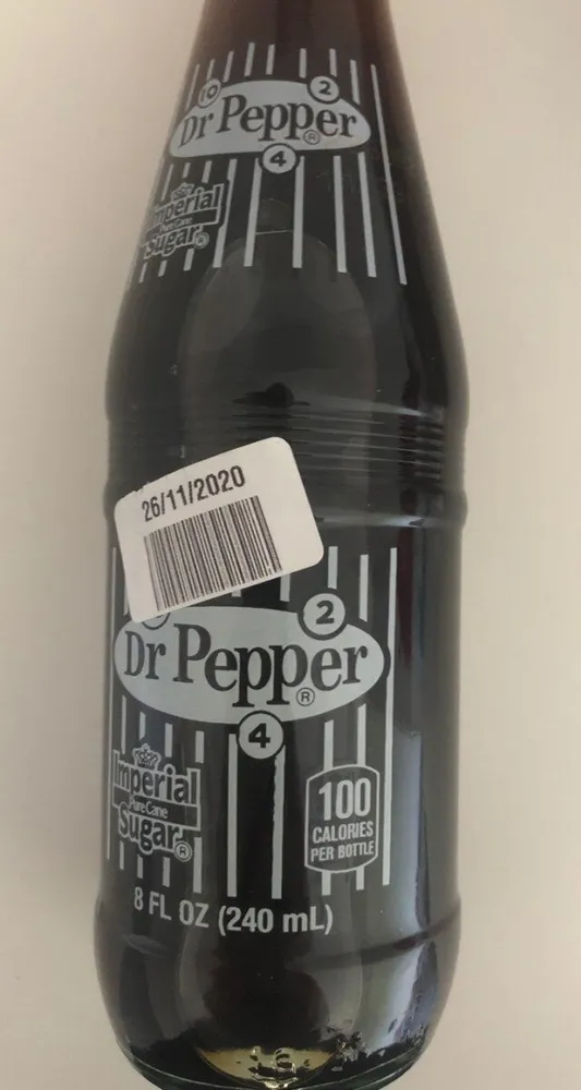 Dr pepper pure cane sugar