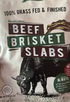 Beef brisket slabs