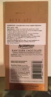 Raw dark chocolate