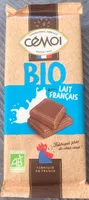 Tablette de chocolat au lait