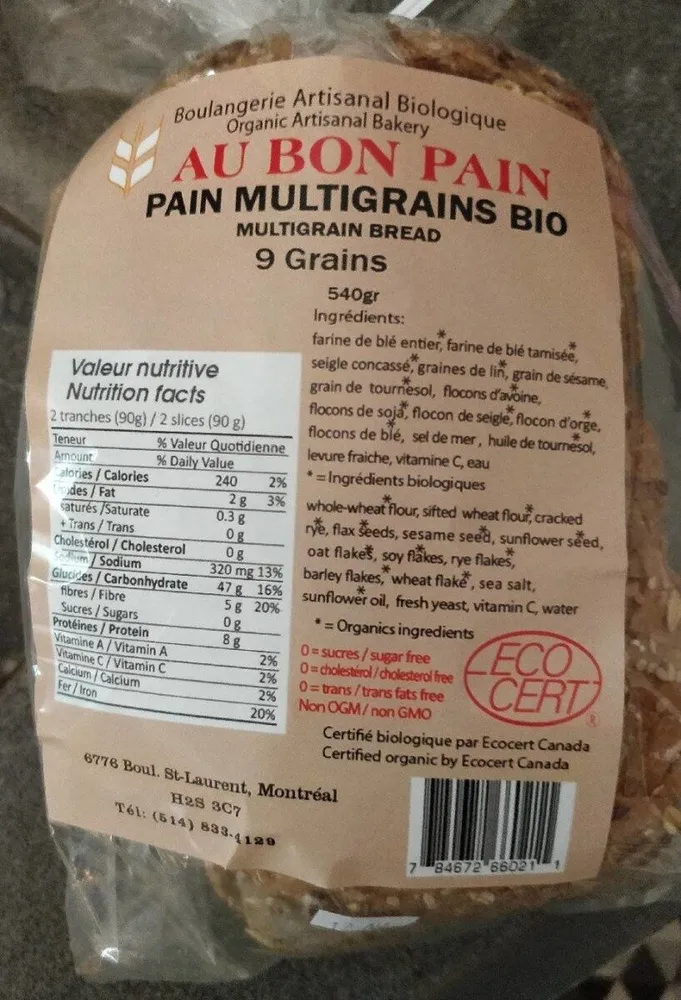 Pain Multigrains Bio
