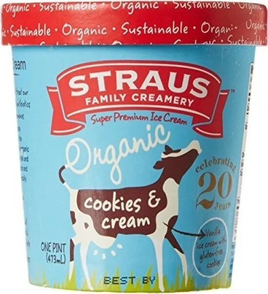 Organic Cookies & Cream Ice Cream