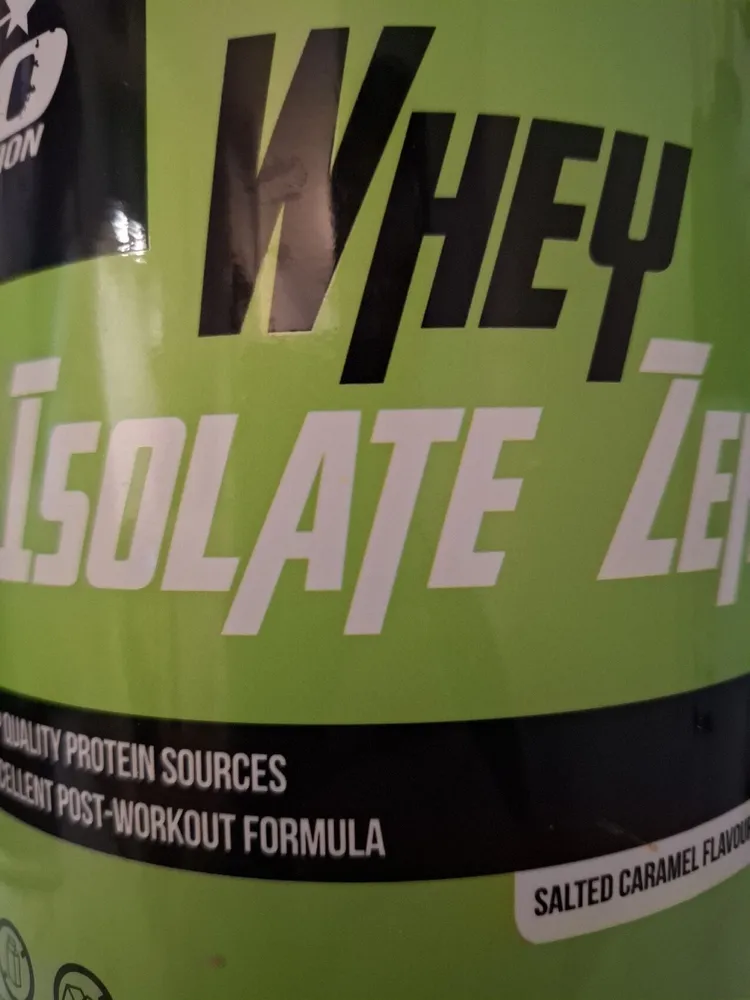 Whey Isolate Zero Salted Caramel