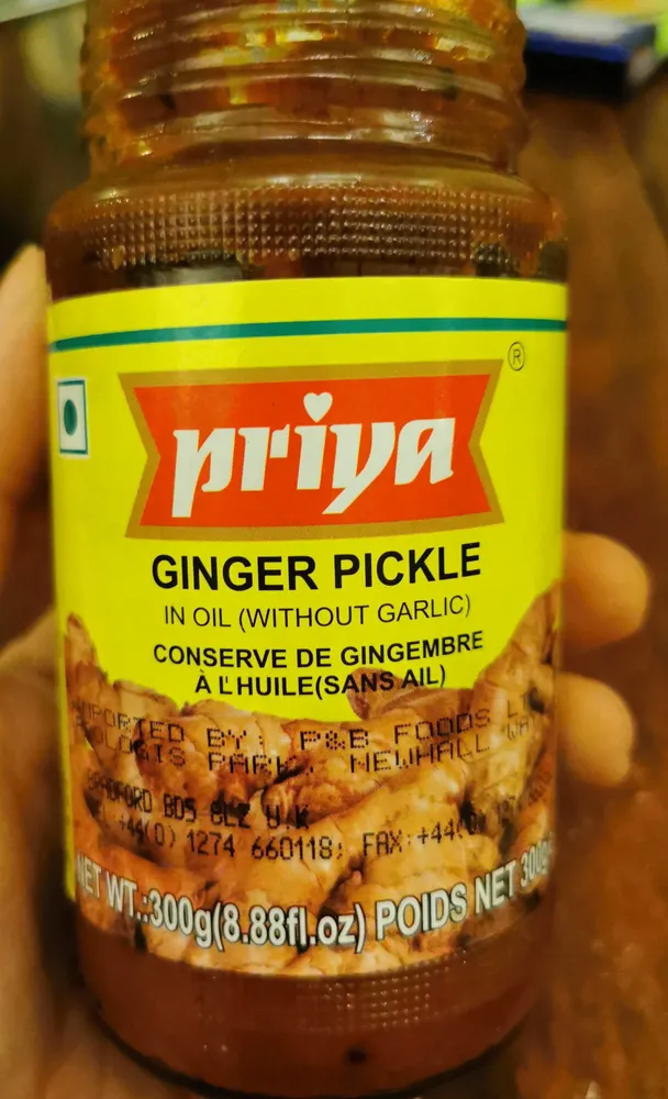 Ginger Pickle in oil