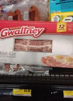 Thick cut slice bacon