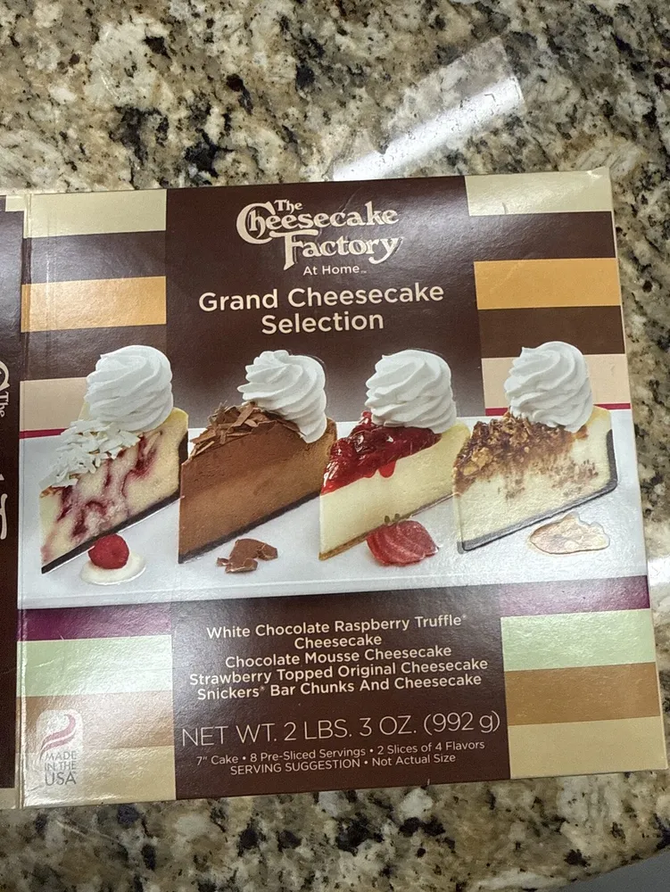 Grand cheesecake selection