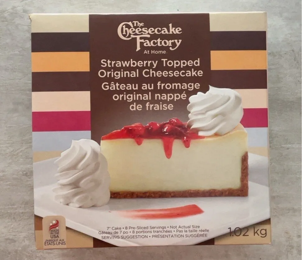 Strawberry topped original cheescake