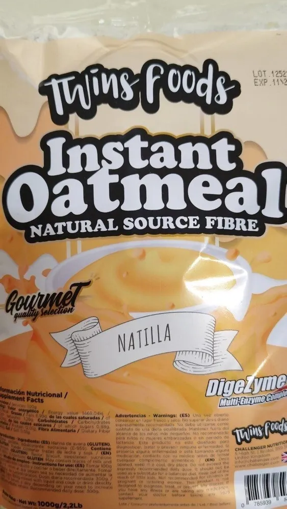 Instant oatmeal