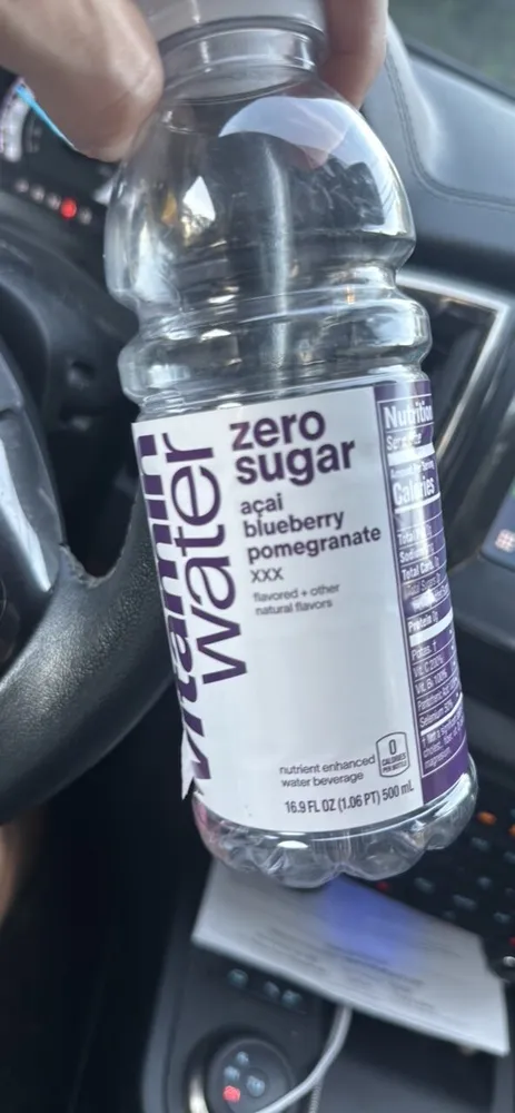 vitamin water zero sugar açai blueberry pomegranate
