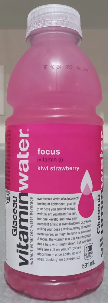 kiwi strawberry vitamin a nutrient enhanced water beverage
