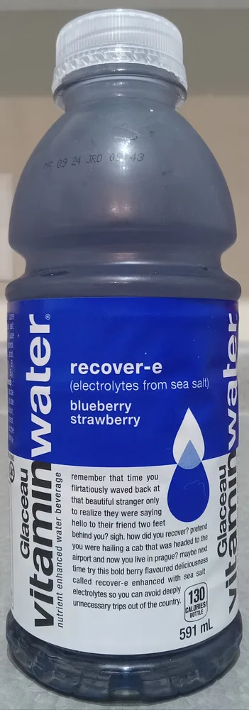 Blueberry Strawberry Nutrient Enhanced Water Beverage