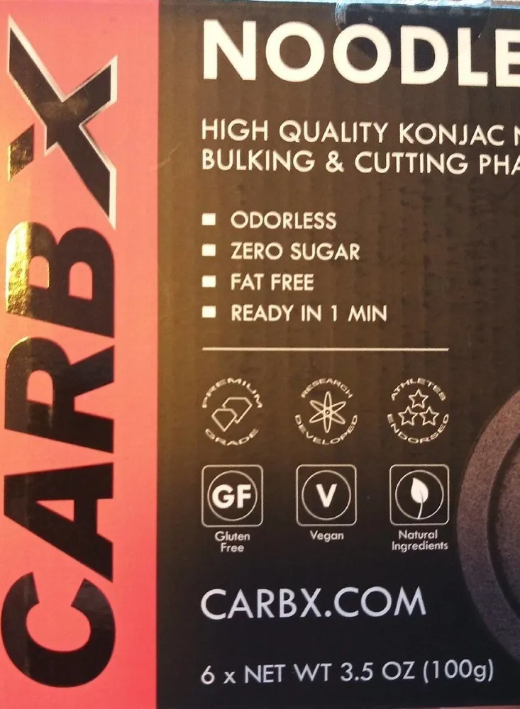 Carb X noodles konjac