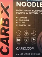 Carb X noodles konjac