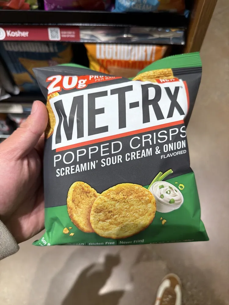 Popped Crisps Screamin' Sour Cream & Onion Flavored