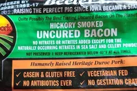 Hickory Smoked Uncured Bacon
