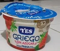 Griego sin azúcar fresa